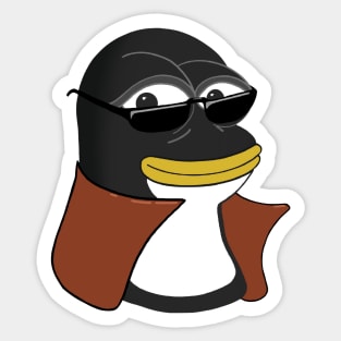 Humor Tux Penguin meme Sticker